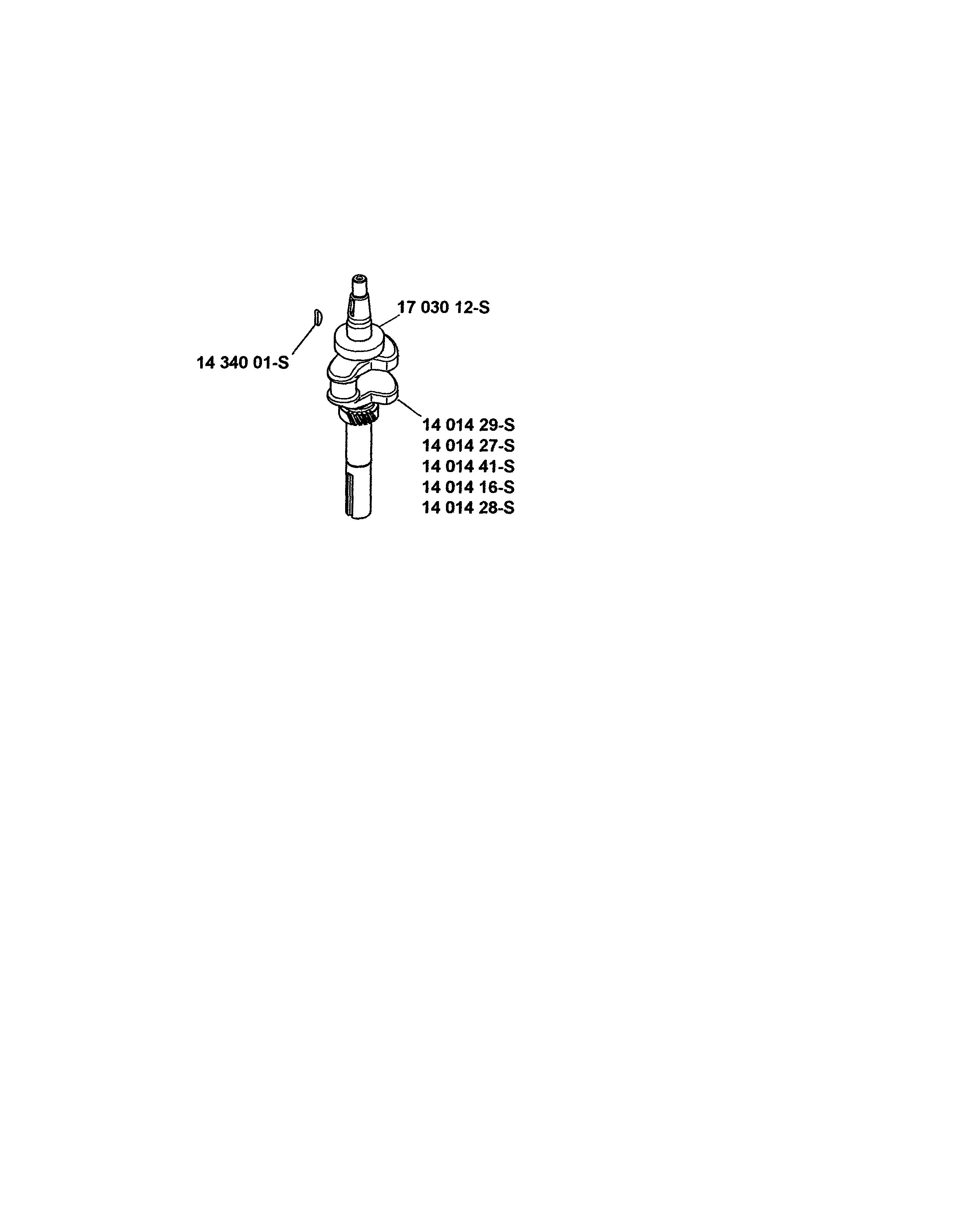 Husqvarna 917379130 crankshaft diagram