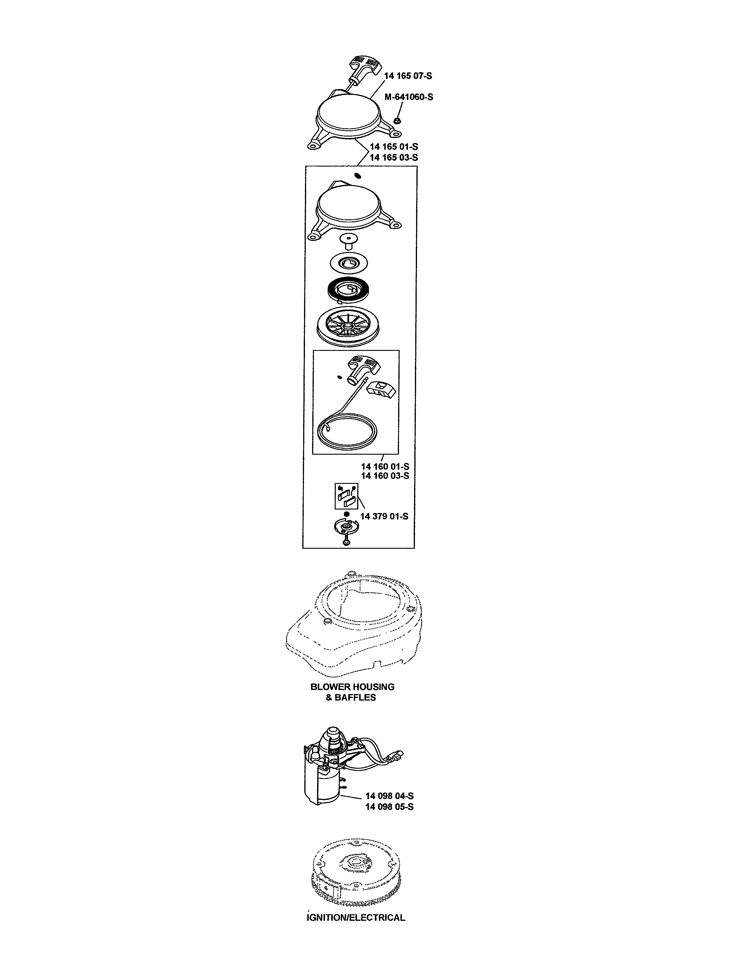 Husqvarna 917379130 starting system diagram