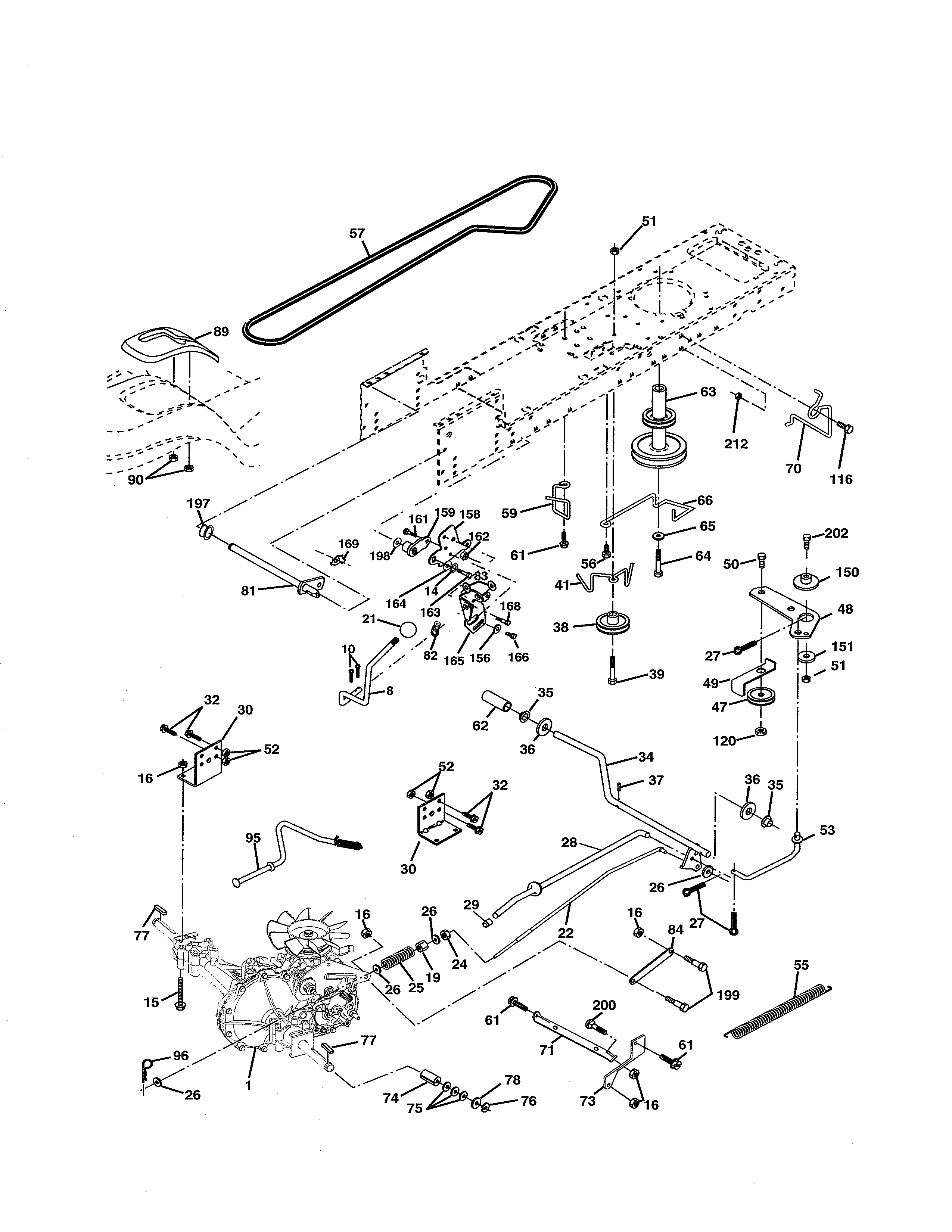 Craftsman 944601881 drive diagram