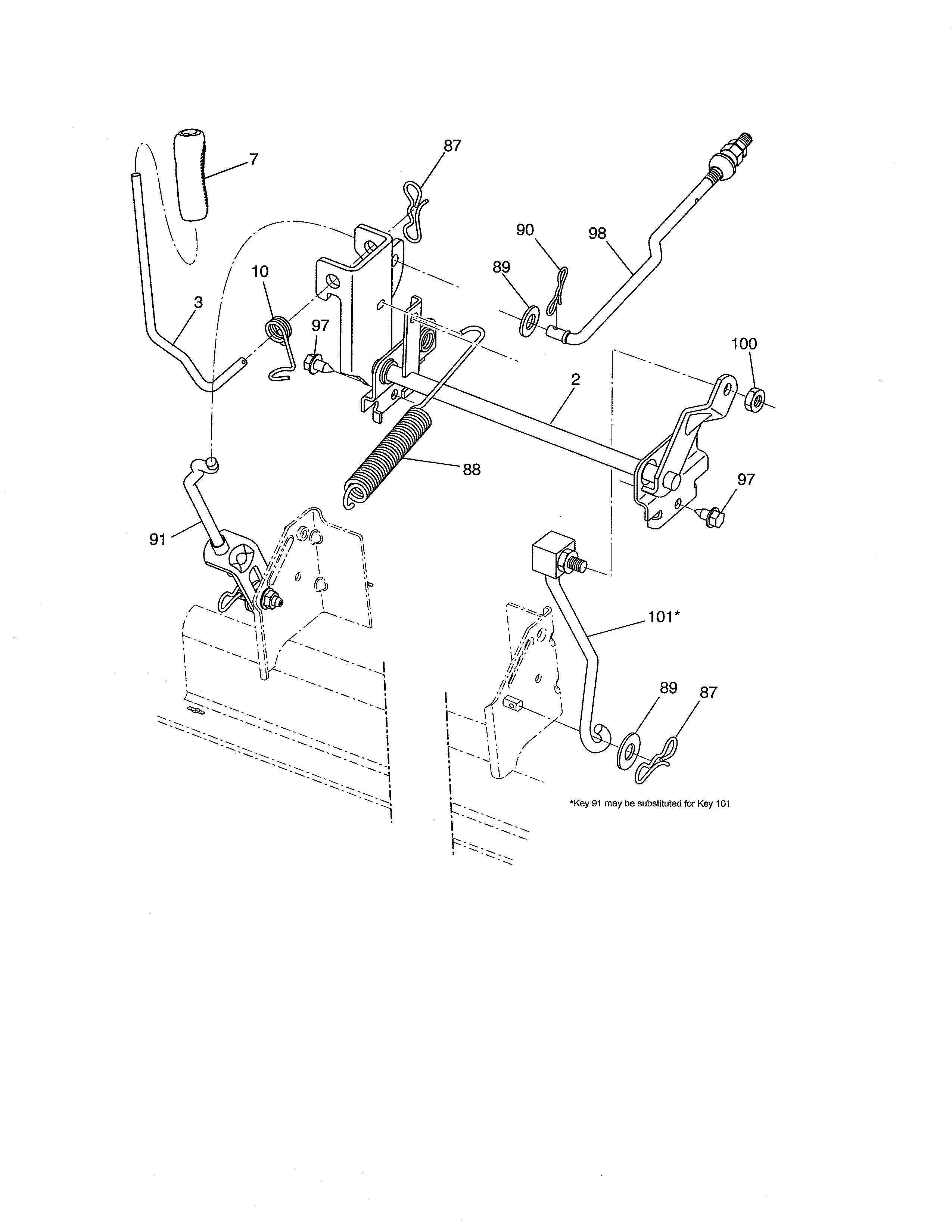 Craftsman 917288661 lift diagram