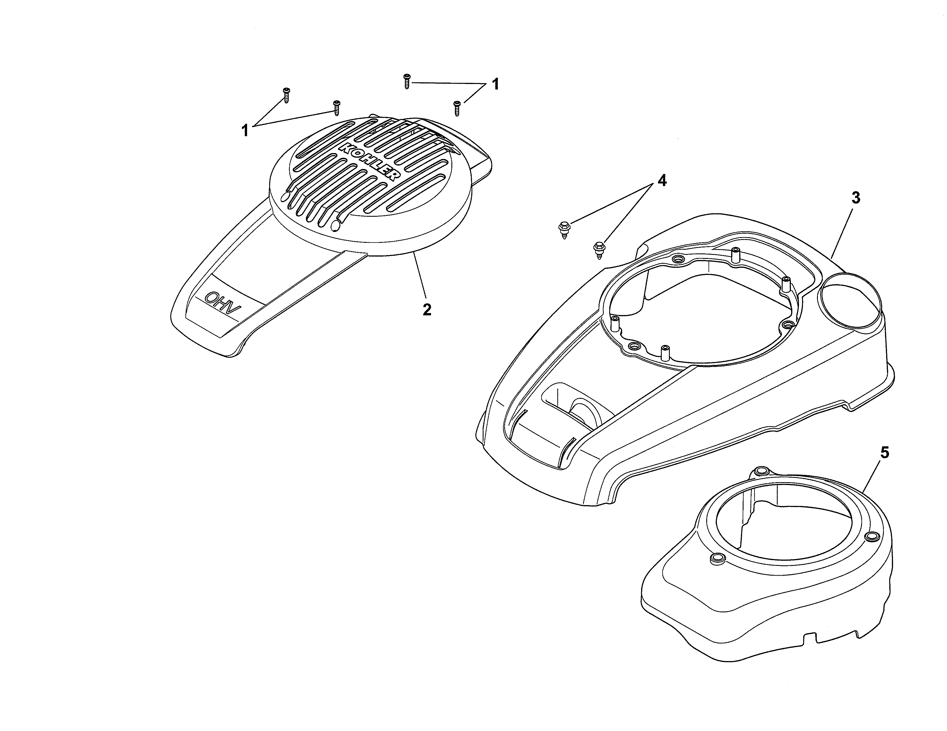 Yard Pro 917371580 blower housing/baffles diagram