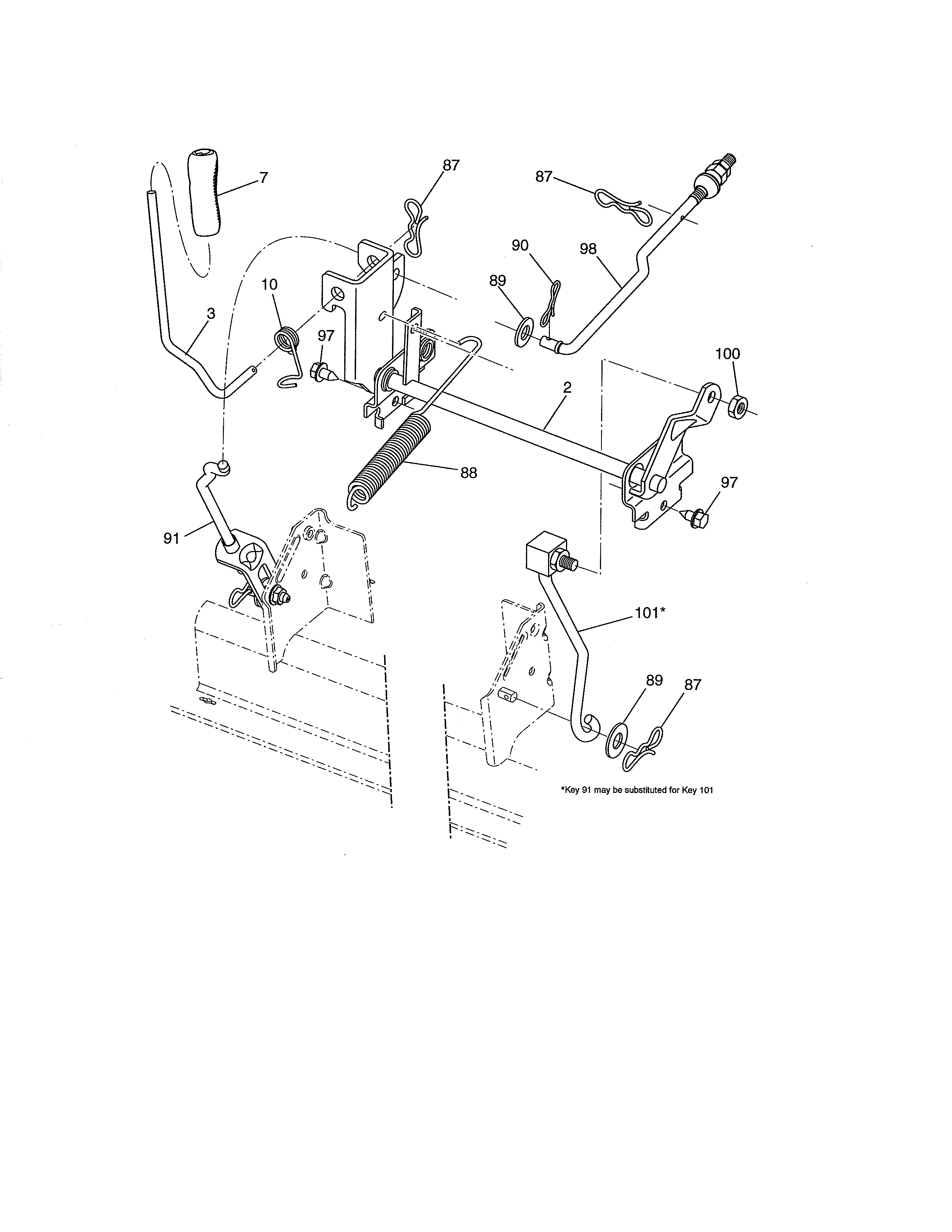 Craftsman 917288660 lift diagram