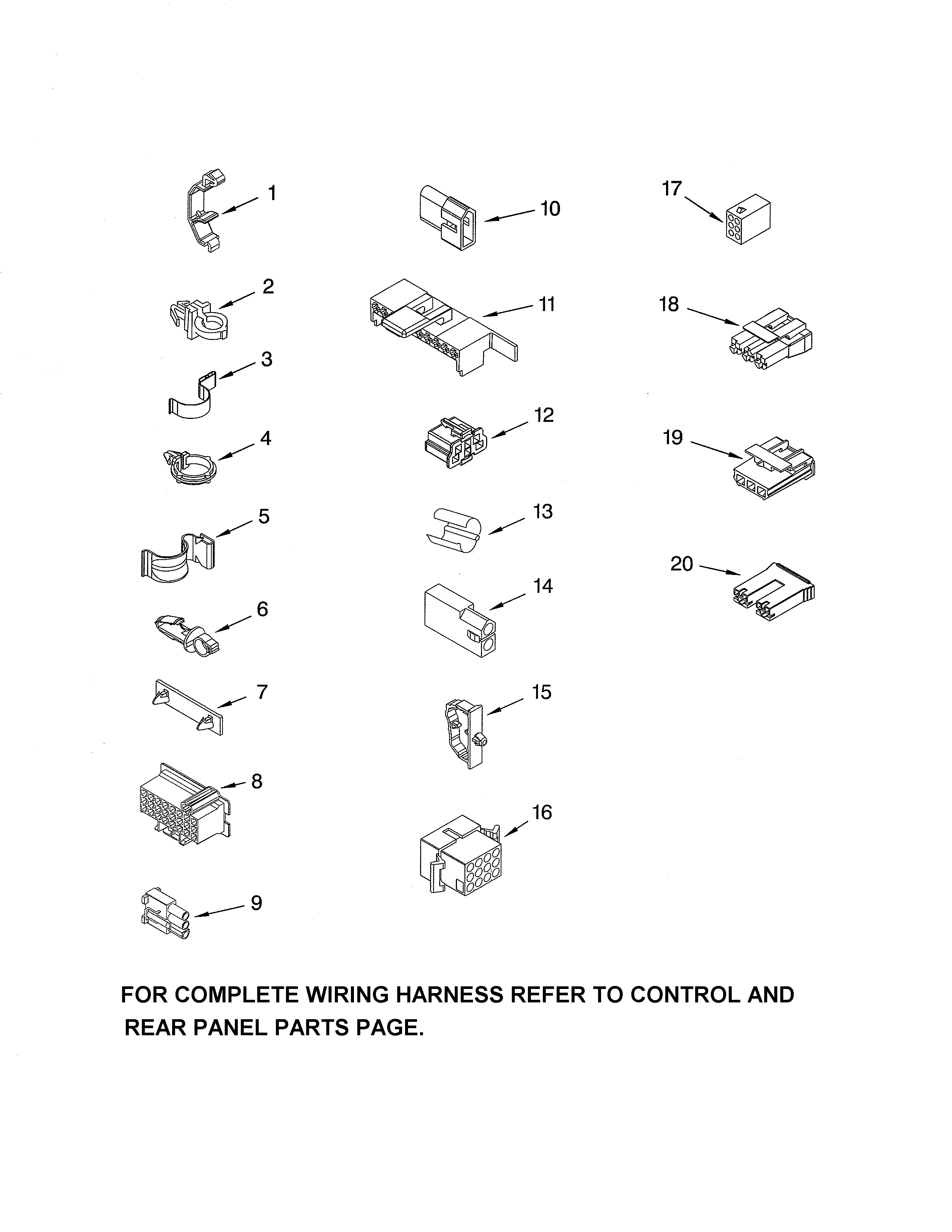 Maytag MAT14CSBGW0 wiring harness diagram