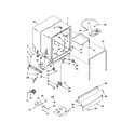 Whirlpool DU850SWPQ4 tub assembly diagram