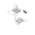Whirlpool DU850SWPQ4 dishrack diagram