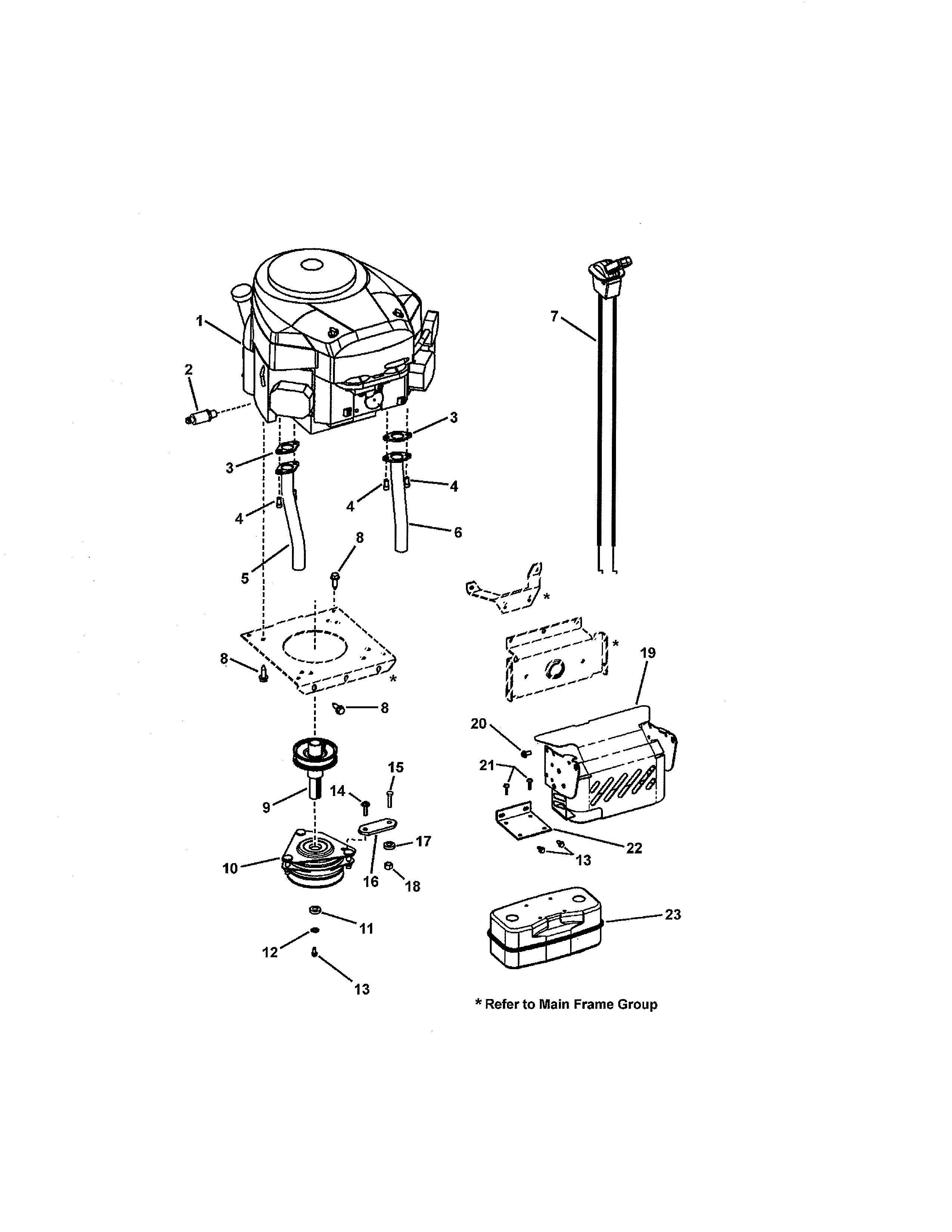 Snapper 7800318 engine diagram