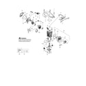 Poulan PP3816AV TYPE 3 shield/cylinder/muffler diagram