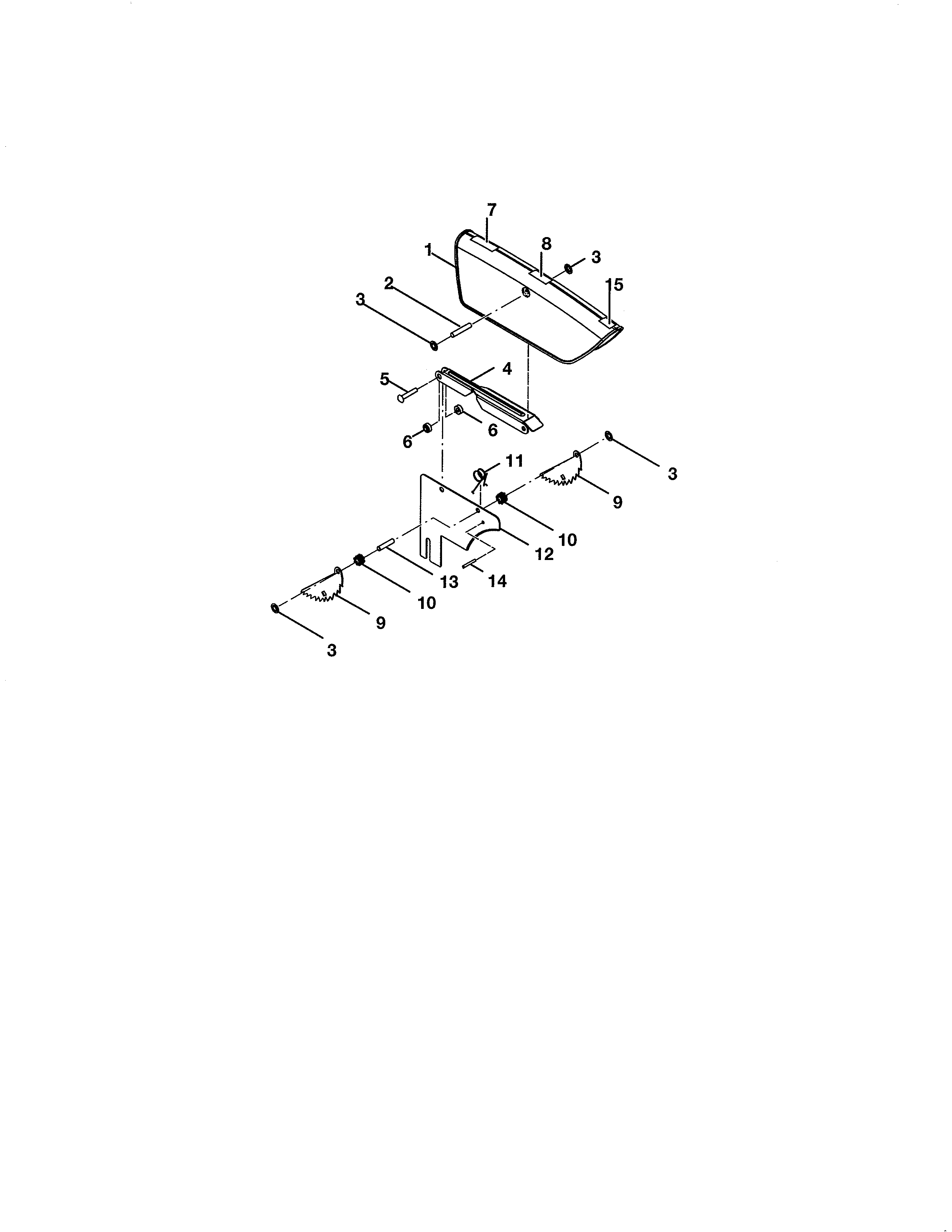 Craftsman 315218061 blade guard diagram