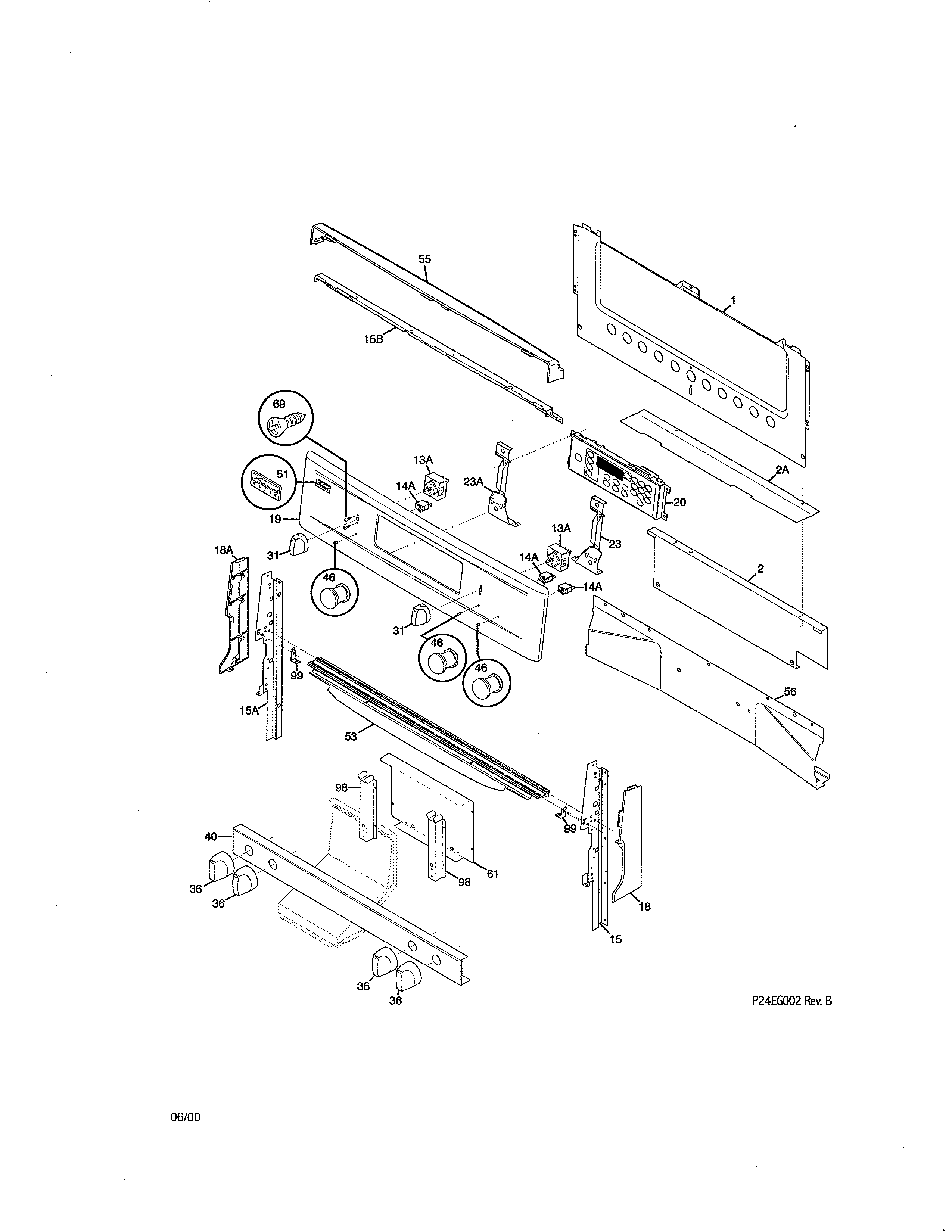Kenmore 79075903992 backguard diagram