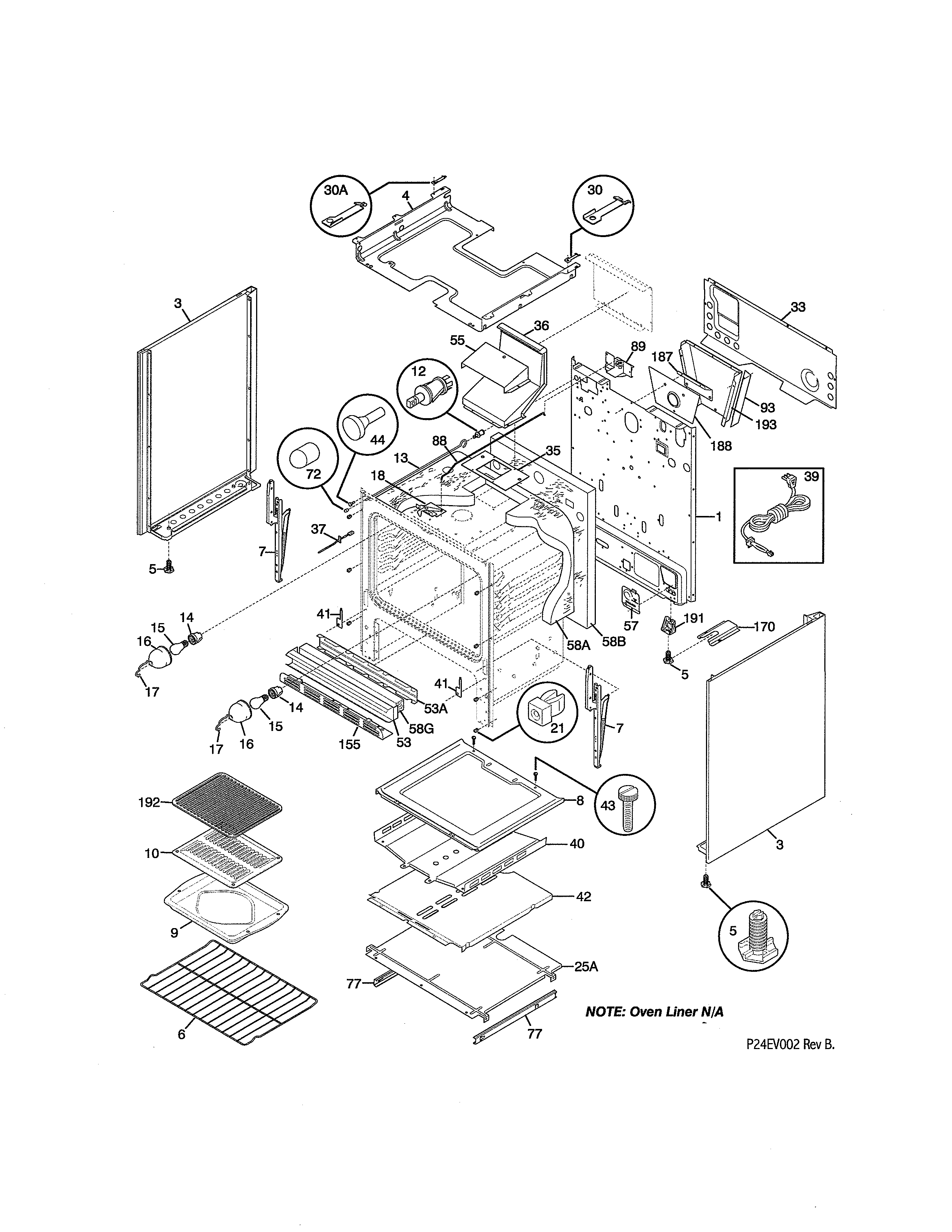 Kenmore 79075903992 body diagram