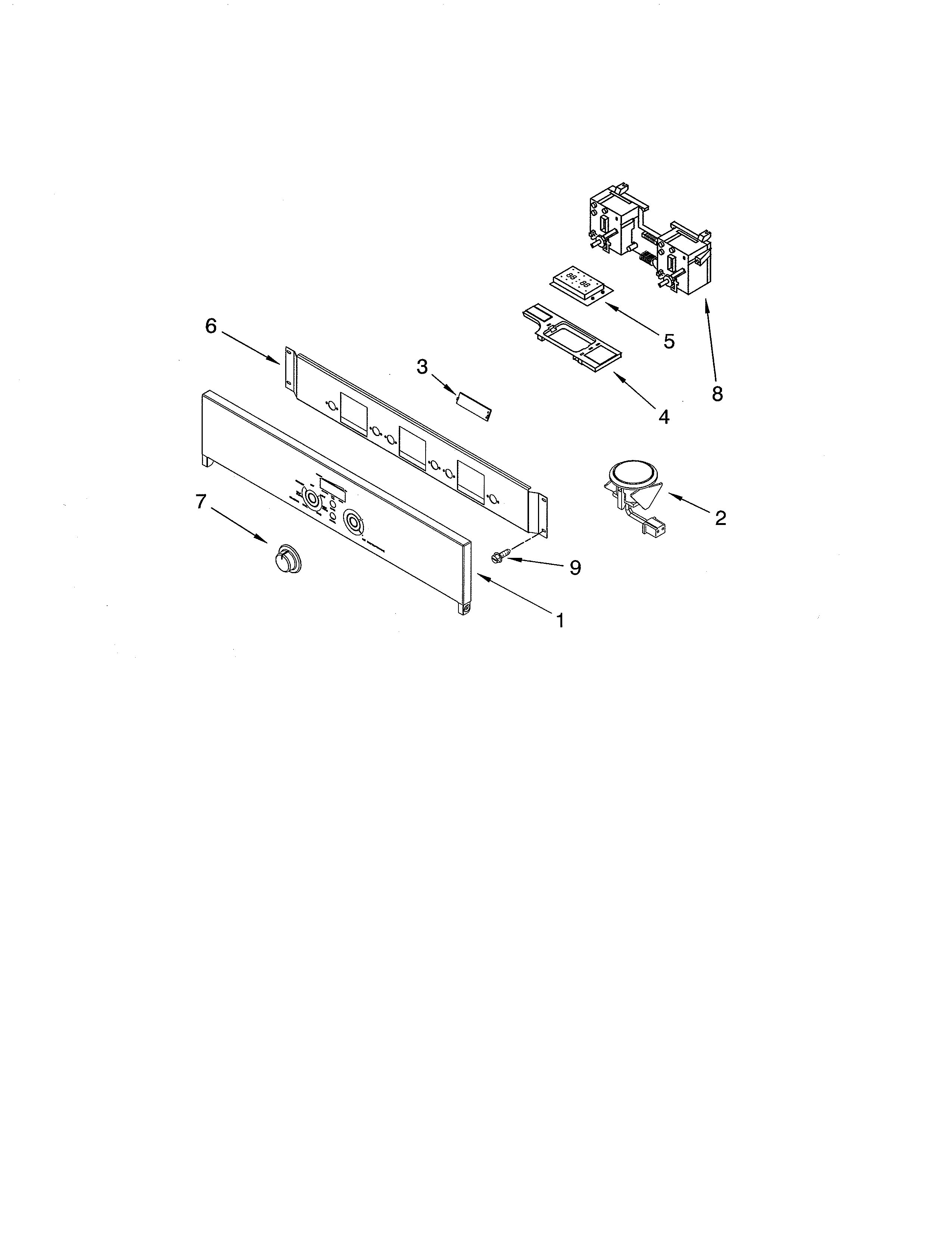 Ikea IBS330PRS02 control panel diagram