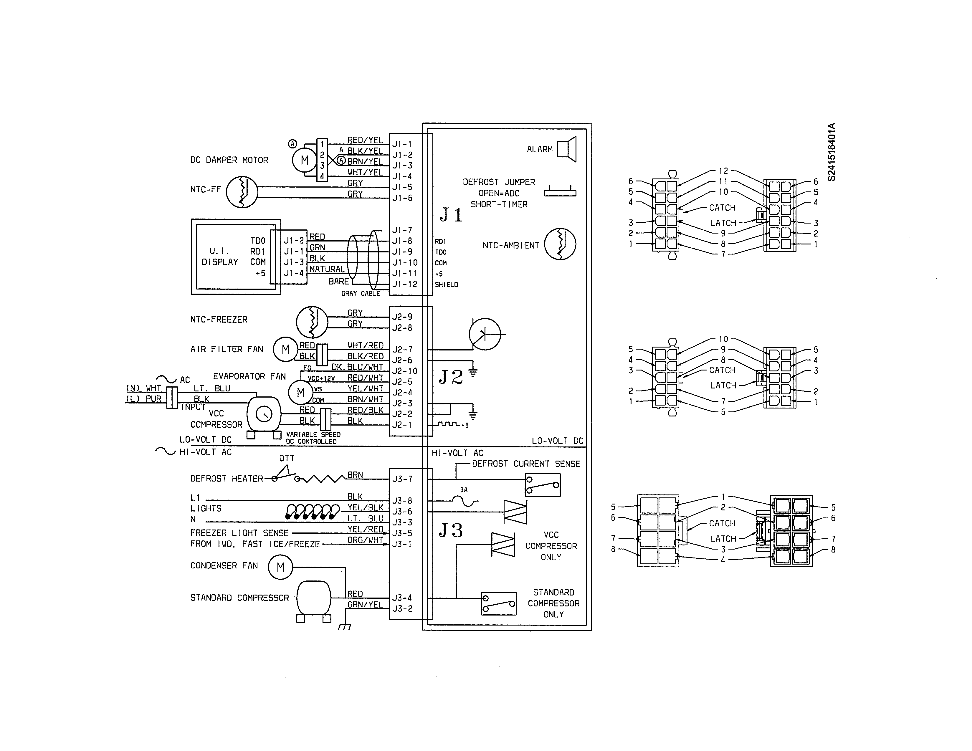 Kenmore Elite 2534450360B wiring schematic diagram