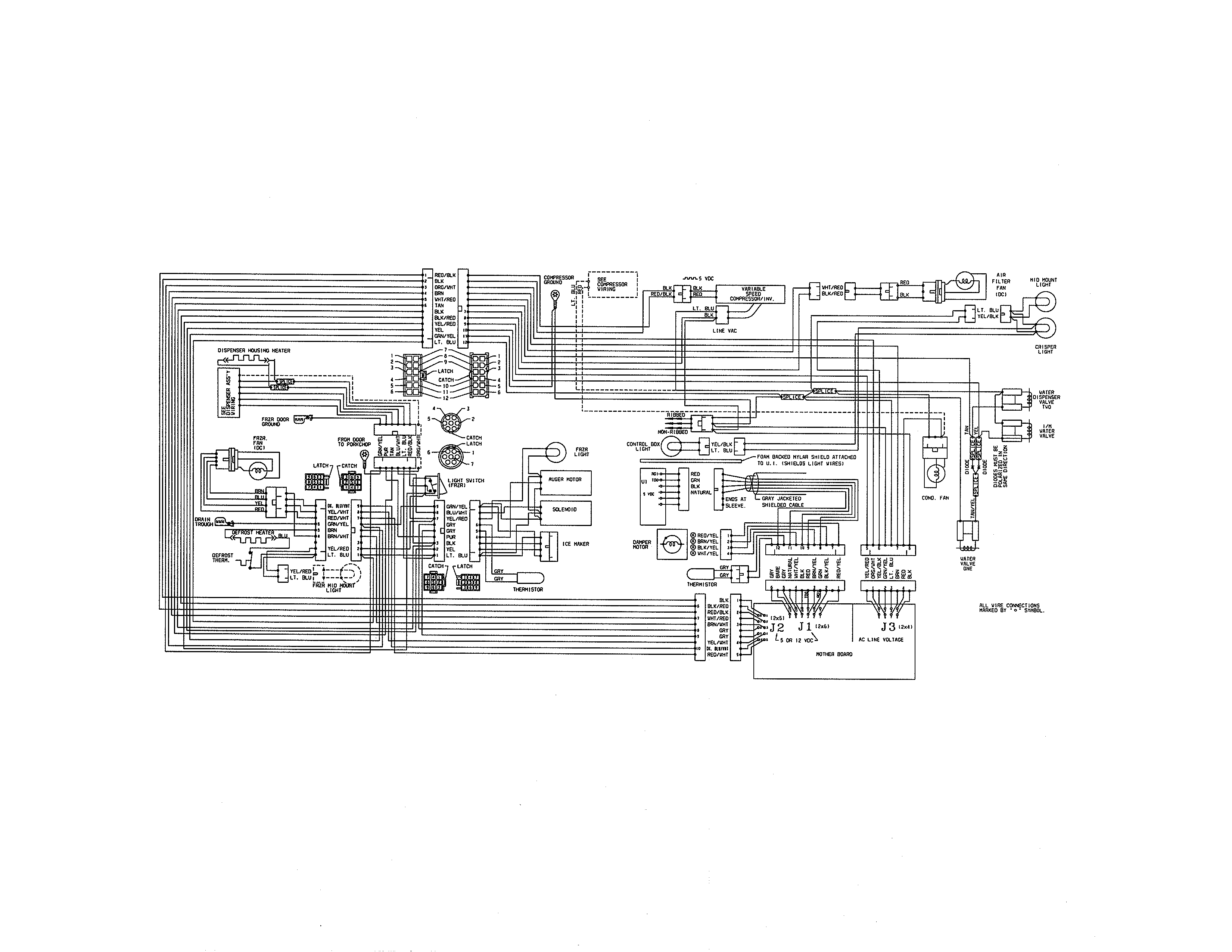 Kenmore Elite 2534450360B wiring diagram diagram