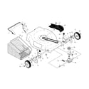 Craftsman 917370830 drive control/gear case/wheels diagram