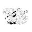Craftsman 917374030 engine/housing/handle diagram