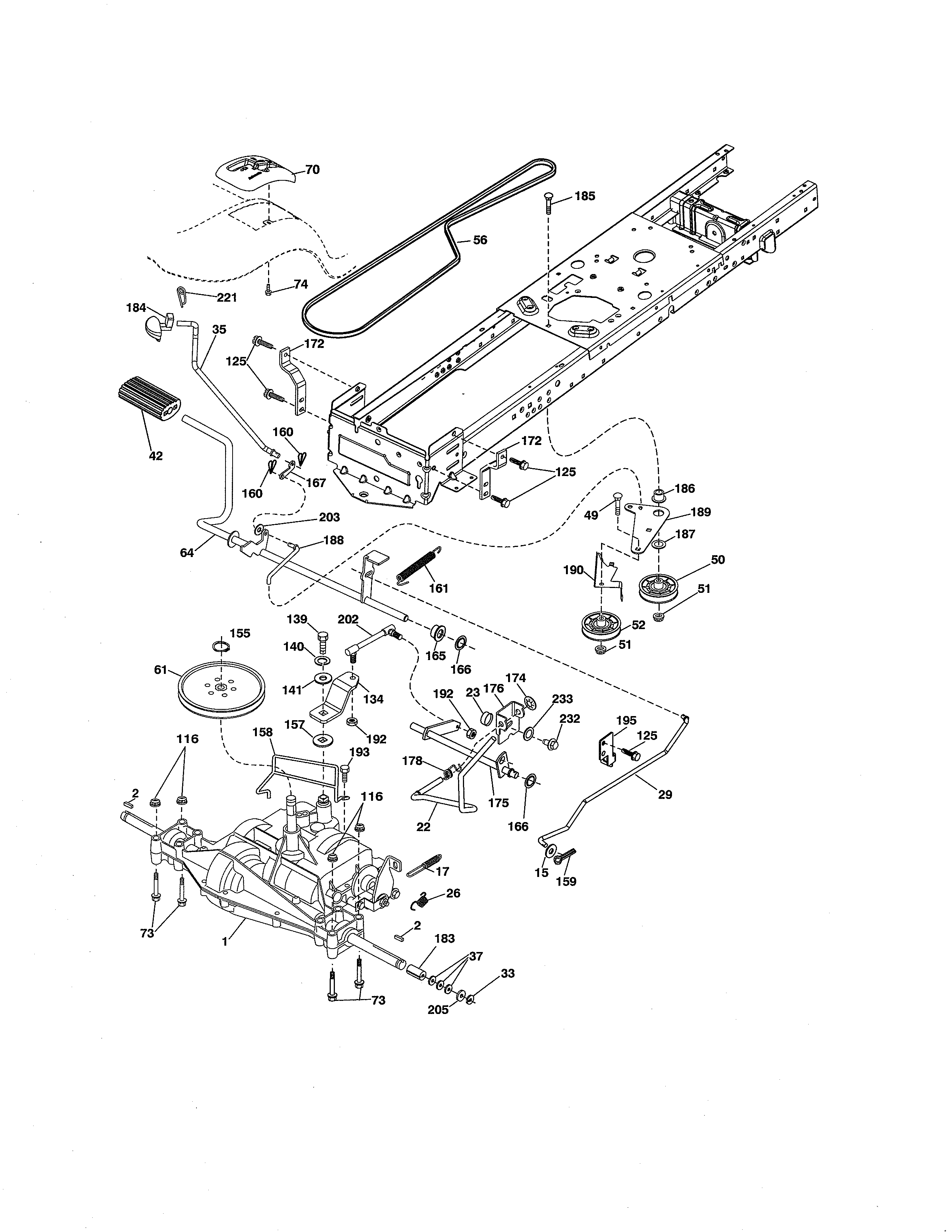 Craftsman 917289255 ground drive diagram