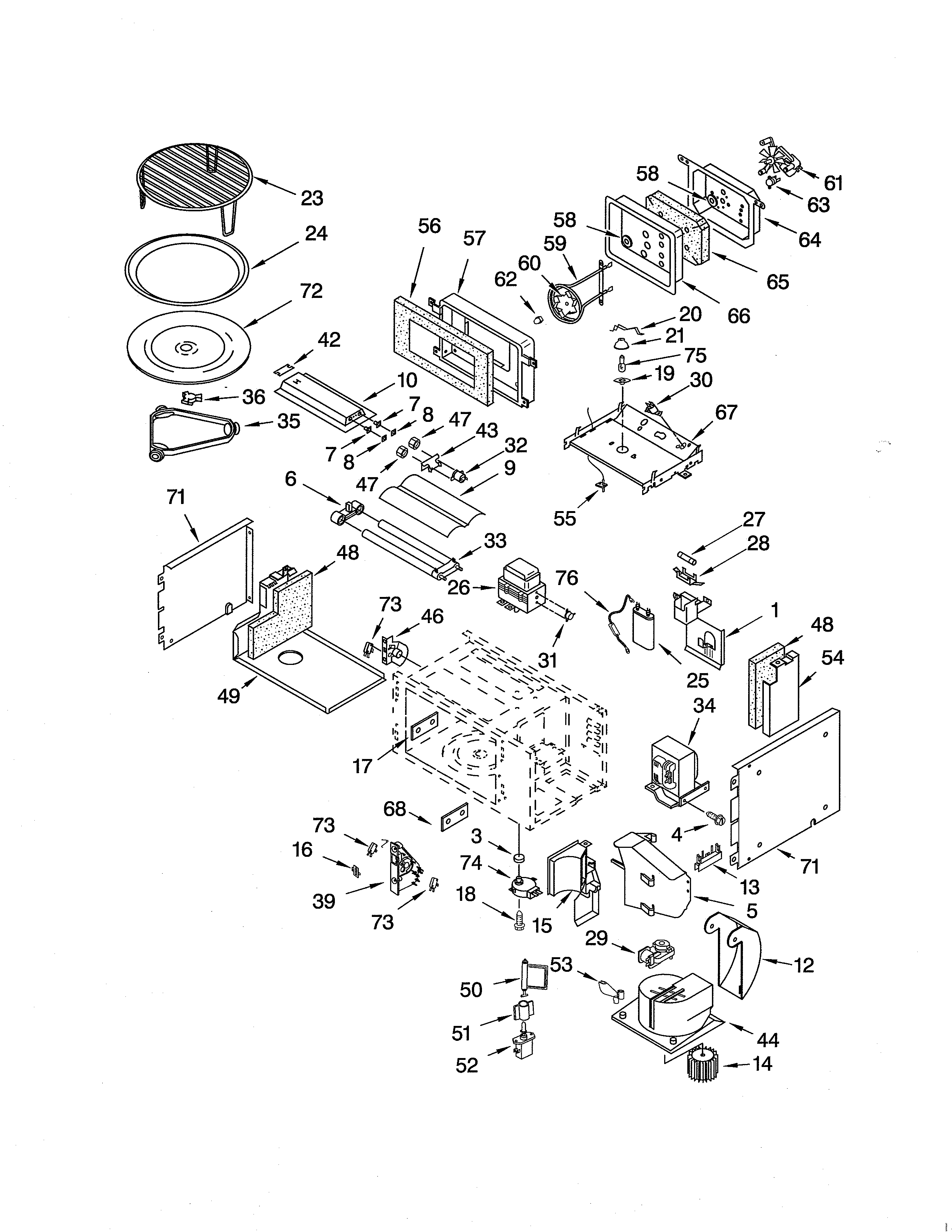 KitchenAid KEHC309JSS06 cabinet & stirrer diagram