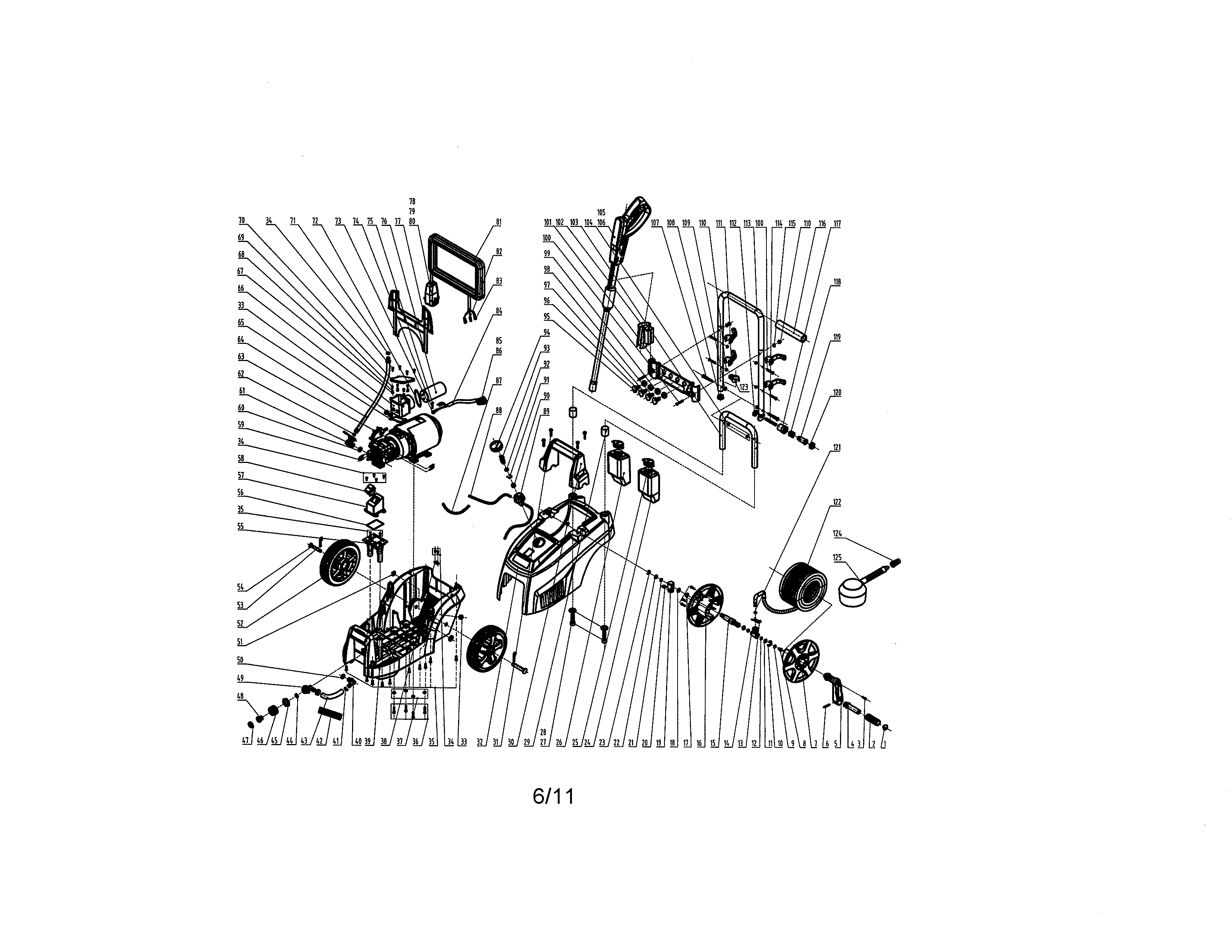 Craftsman 13875275 pressure washer diagram