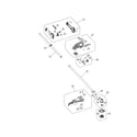 MTD 41CD396C799 drive shaft/shield/handle diagram