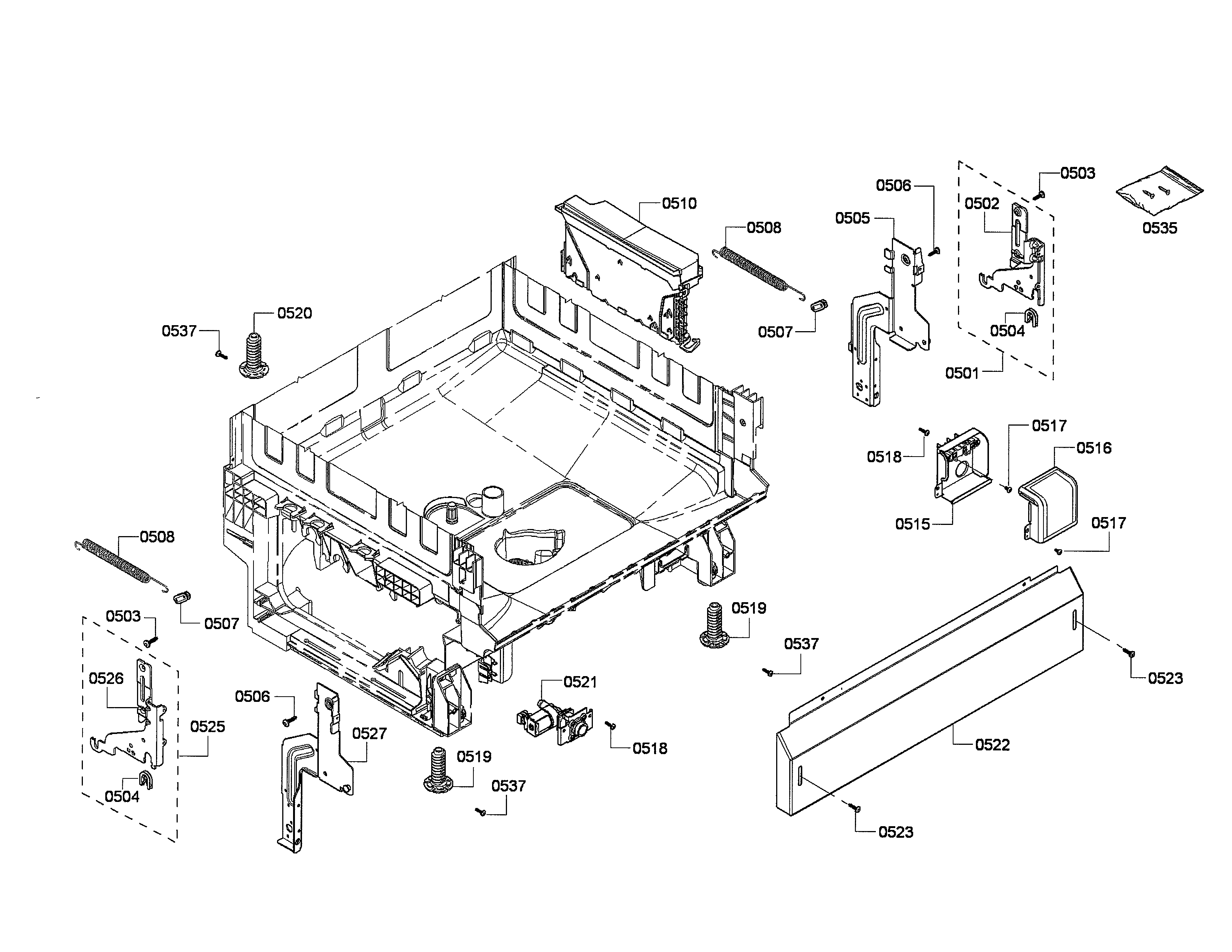 Bosch SHX4AP05UC/02 base diagram