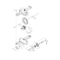 Toro 13AL60RG044 (1L107H10100 AND UP) single speed transmission assembly diagram