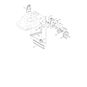 Toro 20332 (310000001-310999999) transmission/rear wheel drive diagram