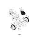 Craftsman 917773764 wheels/handle/engine diagram