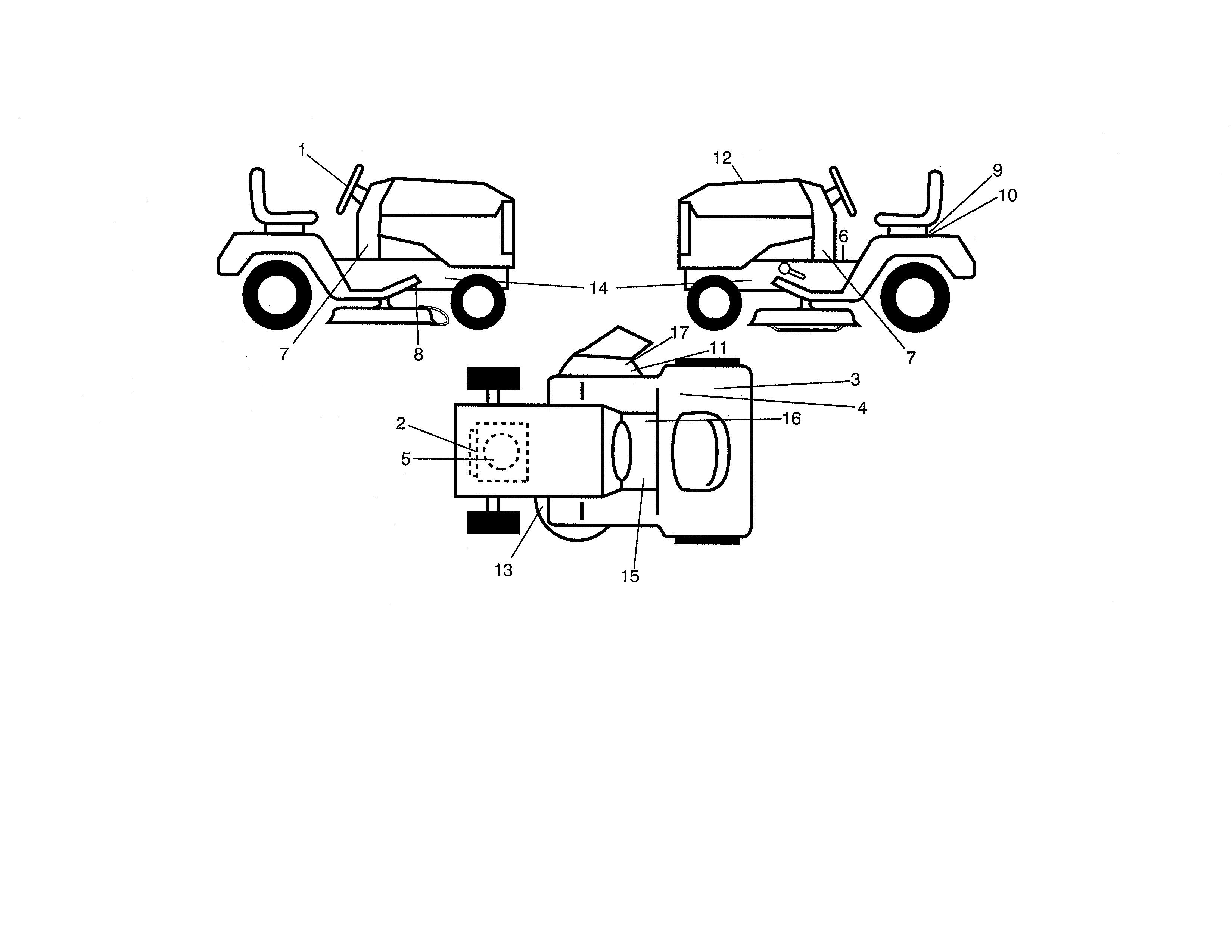 Craftsman 917254810 decals diagram