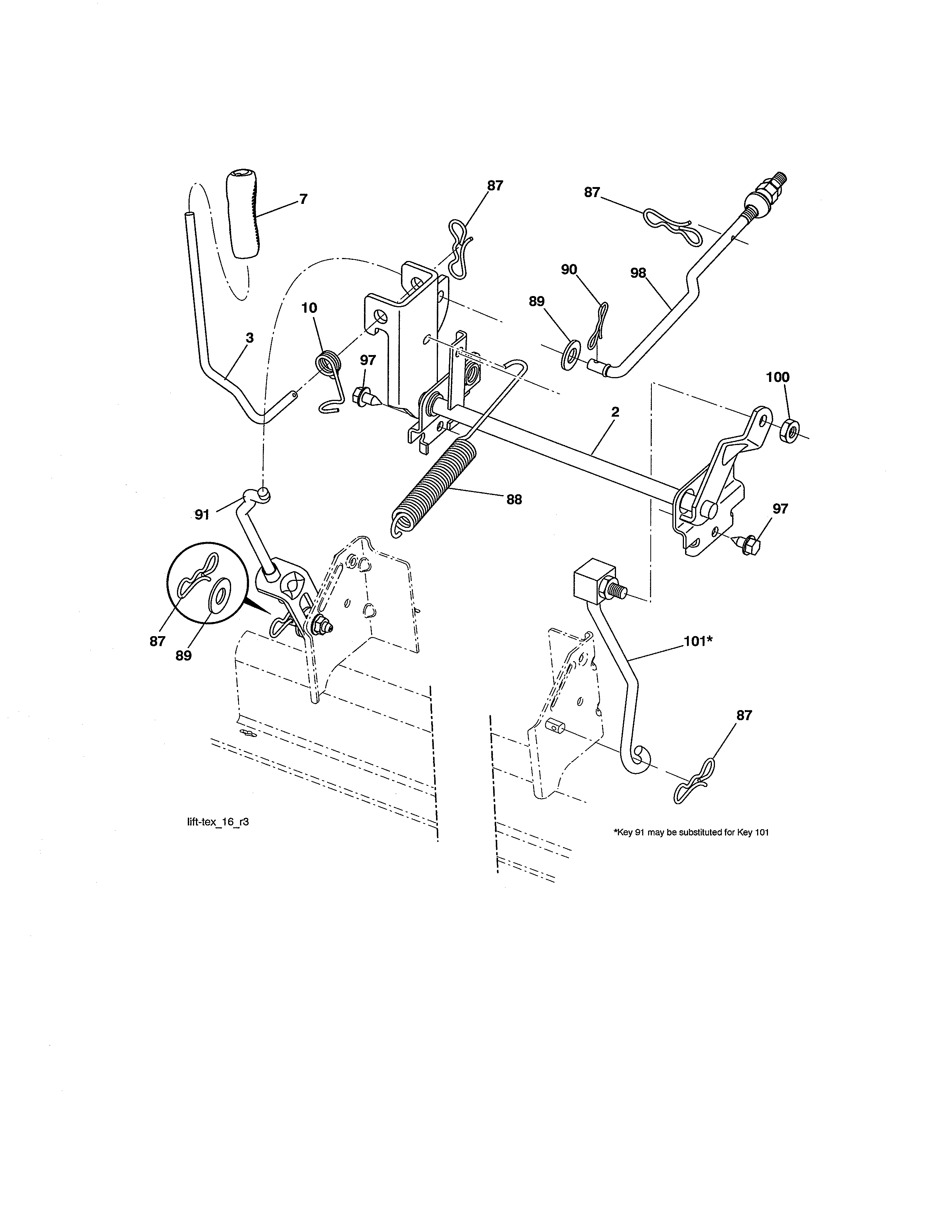 Craftsman 917254810 lift diagram