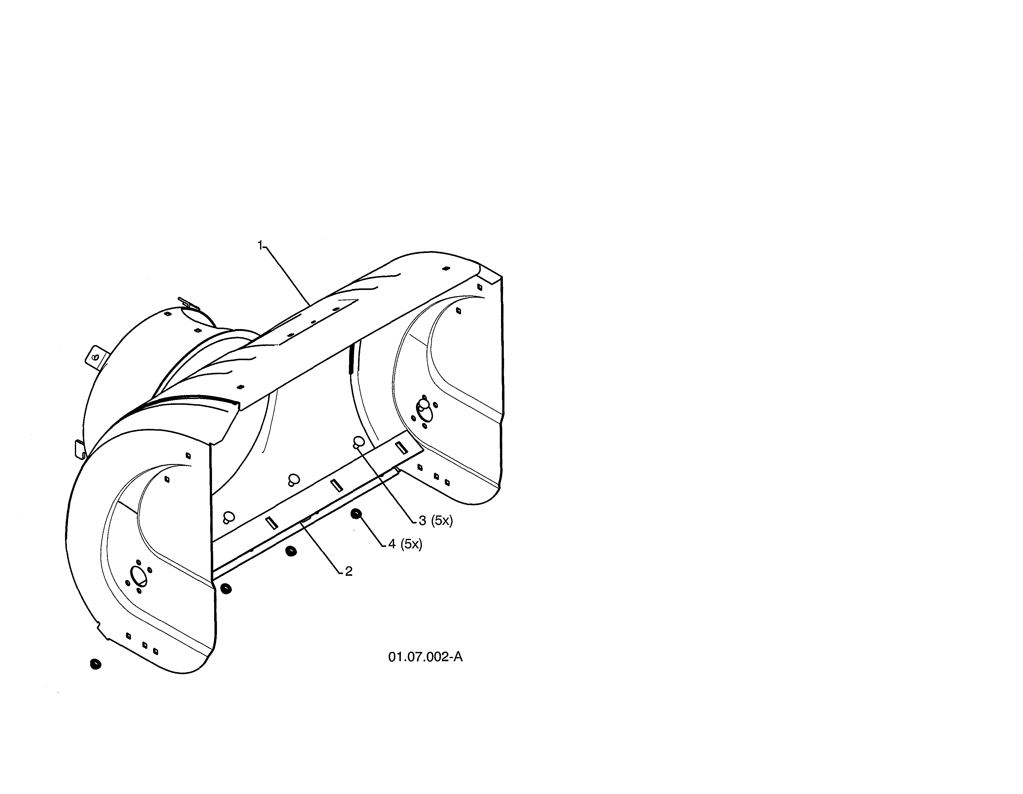 Craftsman 91788777 auger housing diagram