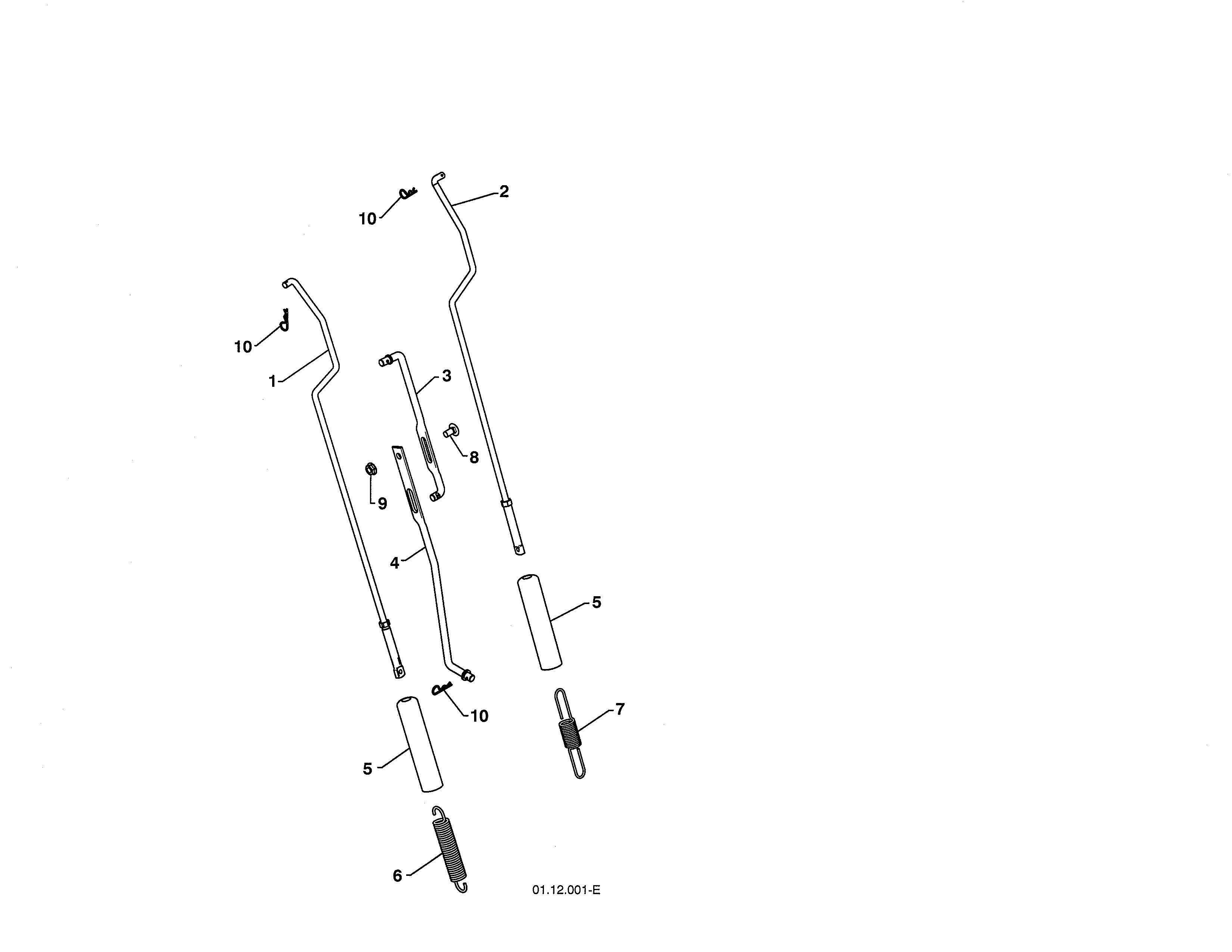 Craftsman 91788777 impeller & traction rods diagram