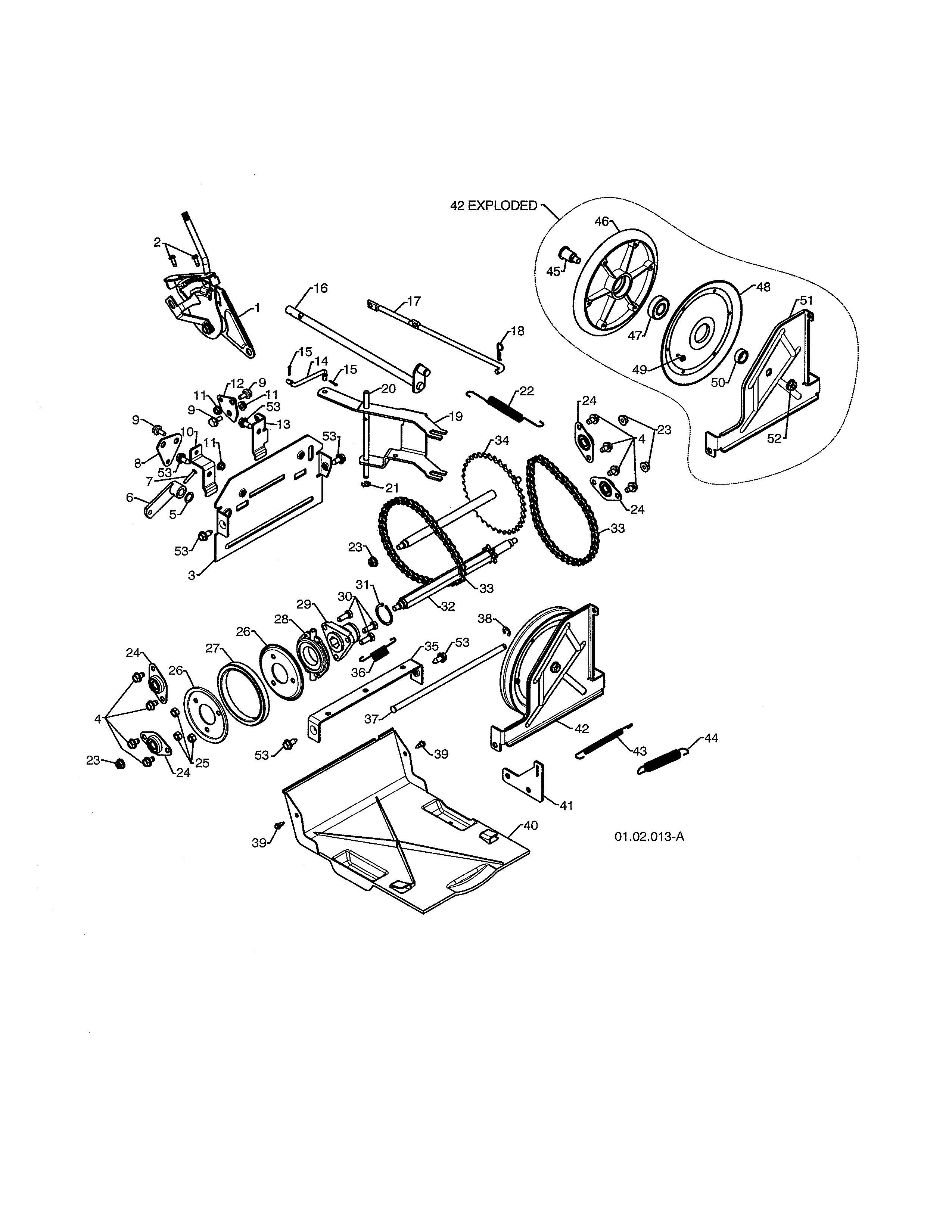 Craftsman 91788777 drive diagram