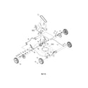 Yard-Man 12AV829C755 rear bracket assembly diagram