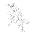 Yard-Man 12AV829C755 mower deck/engine pulley diagram