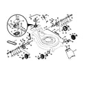 Craftsman 917377821 drive control/gear case/wheels diagram