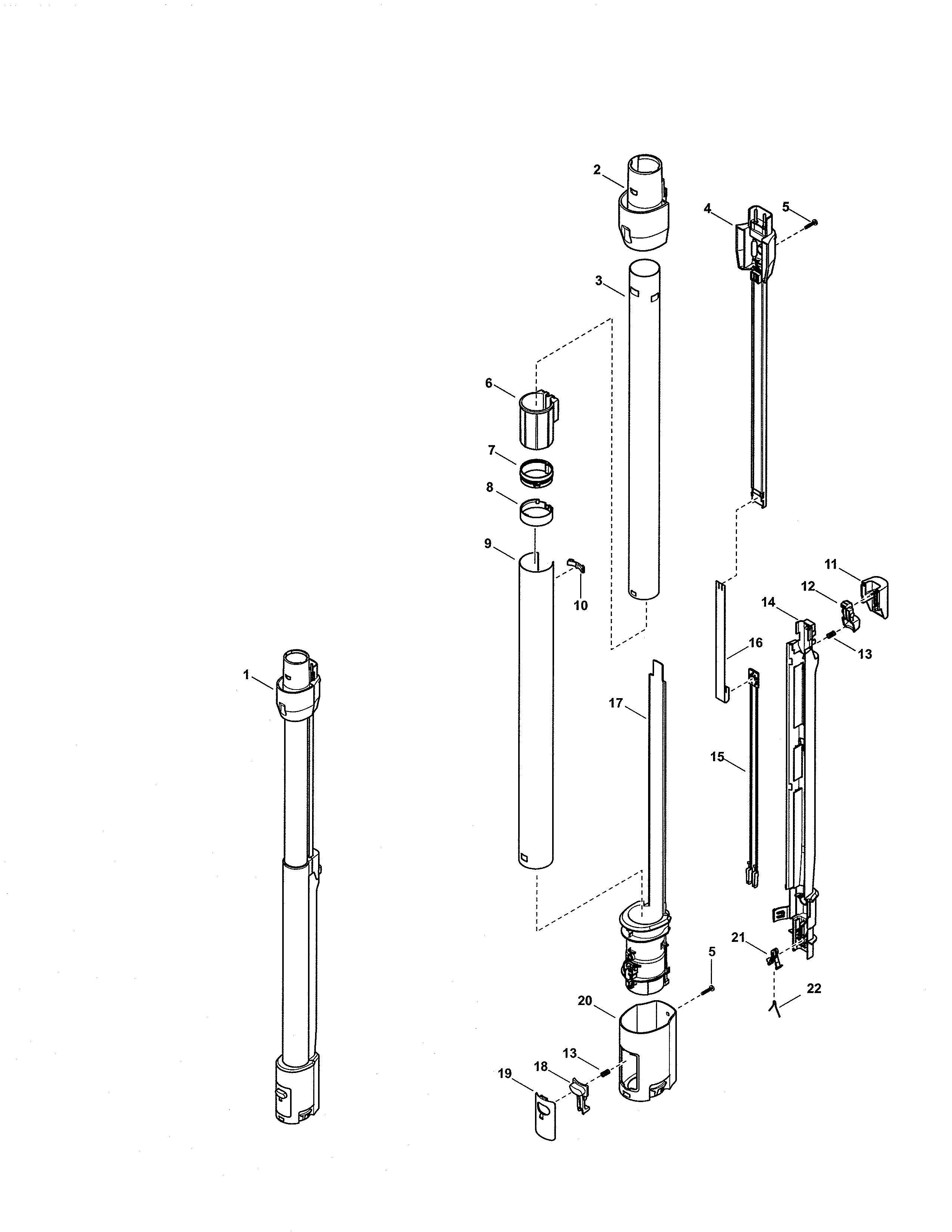 Kenmore 11621614011 extension wand diagram