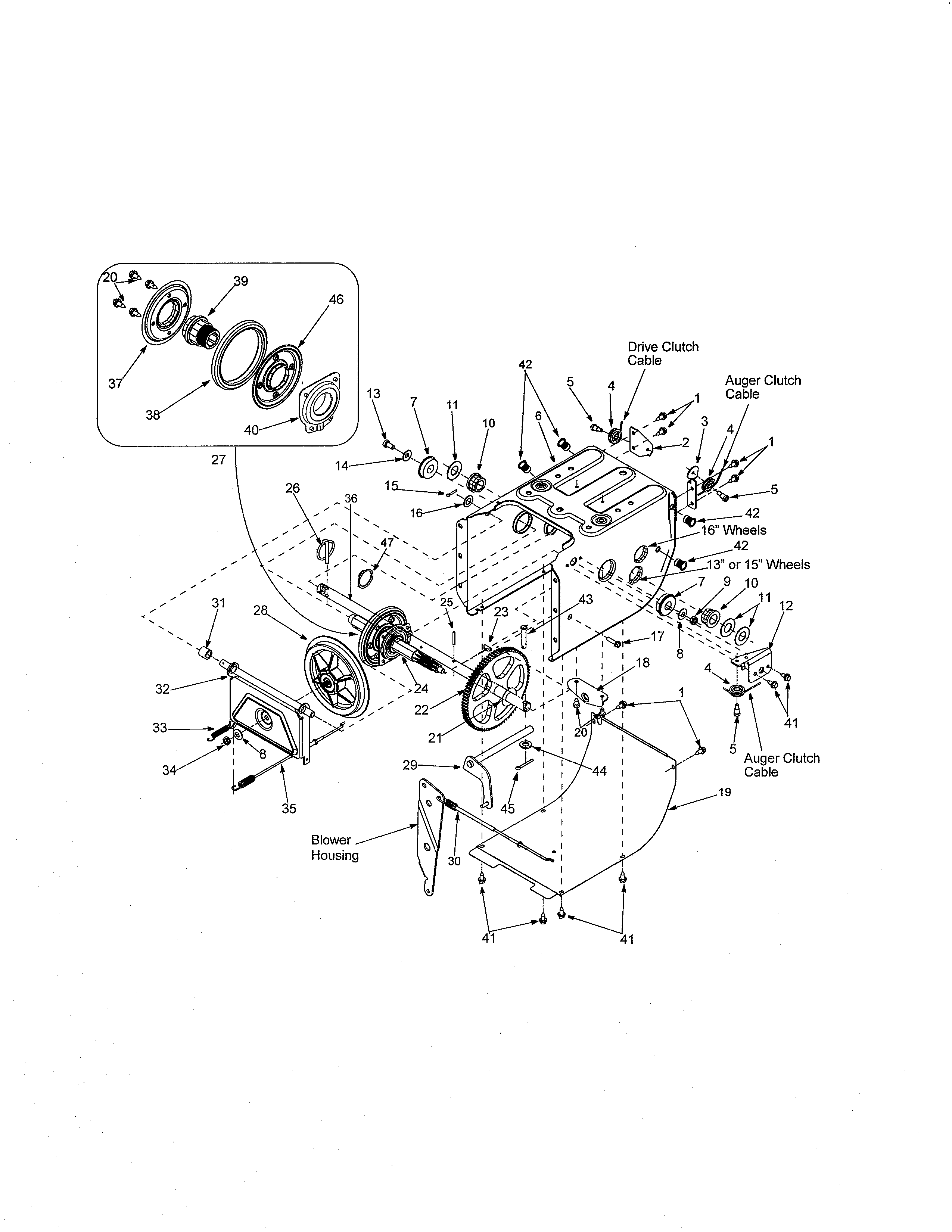 MTD 31BS644E129 friction wheel/gear diagram