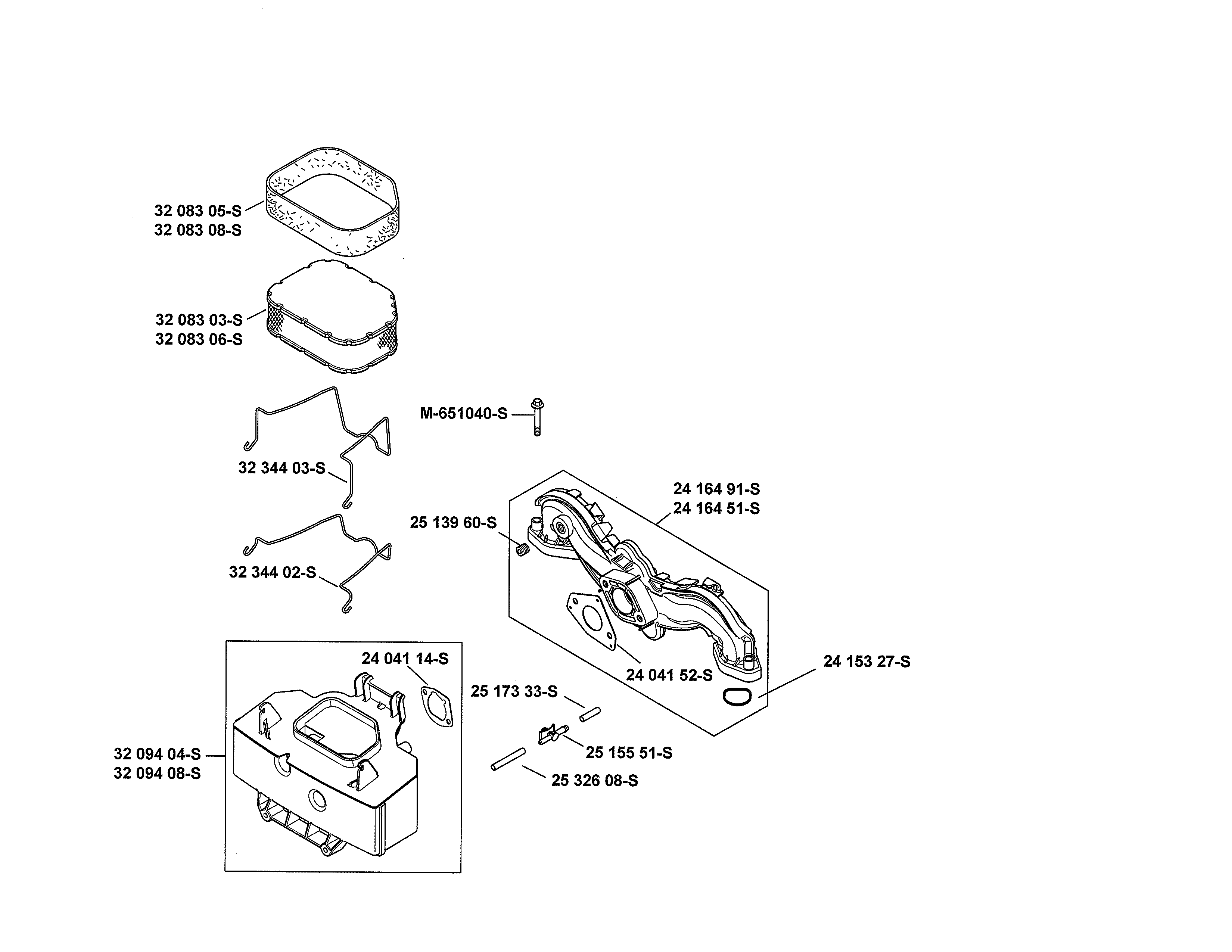 Craftsman 917288670 air intake/filtration diagram