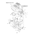 MTD 13AM772F700 bumper & hood - models 761, 765, 771, 775 diagram