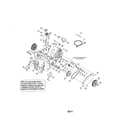 MTD 13A-240-762 auger & housing/fuel tank diagram