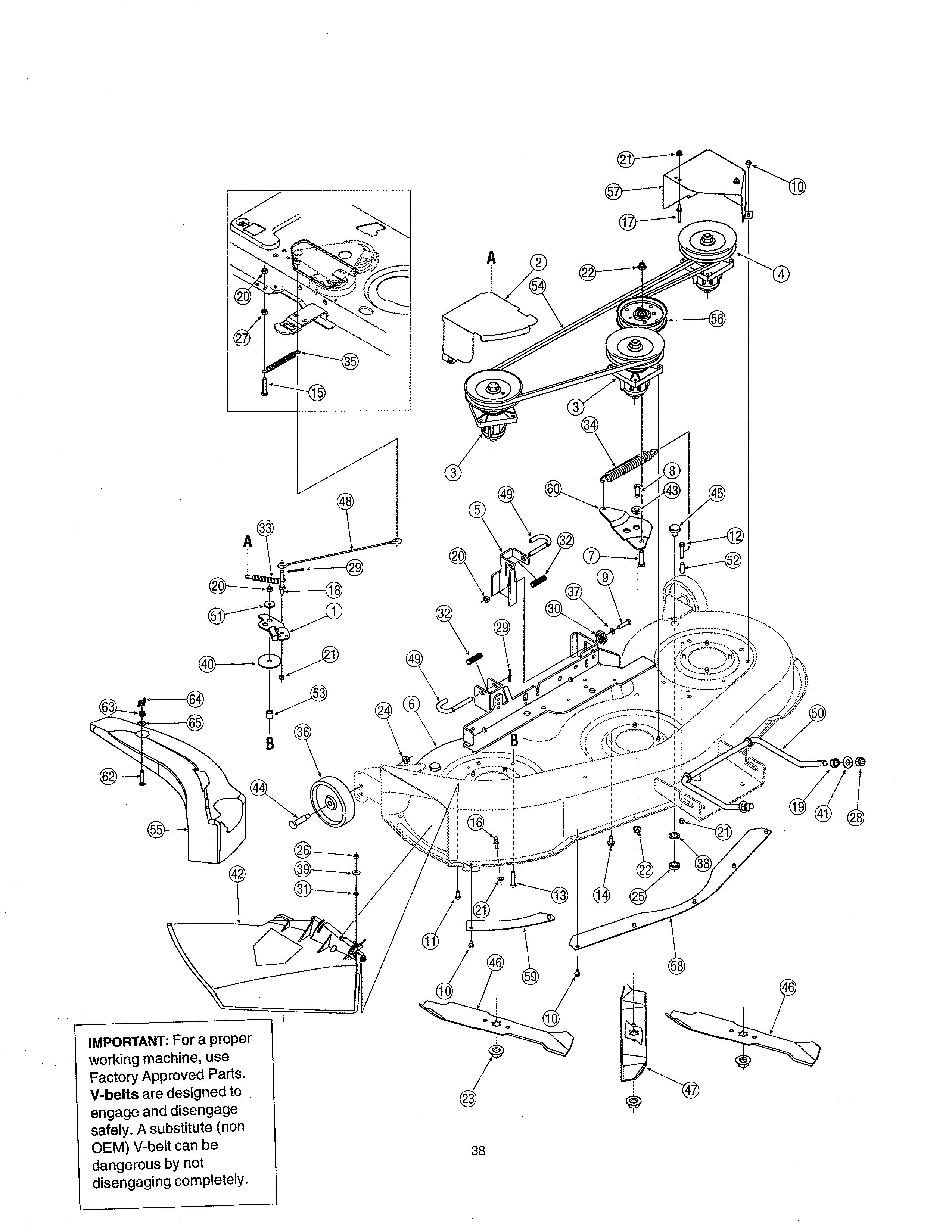 MTD 13AG601H729 deck diagram