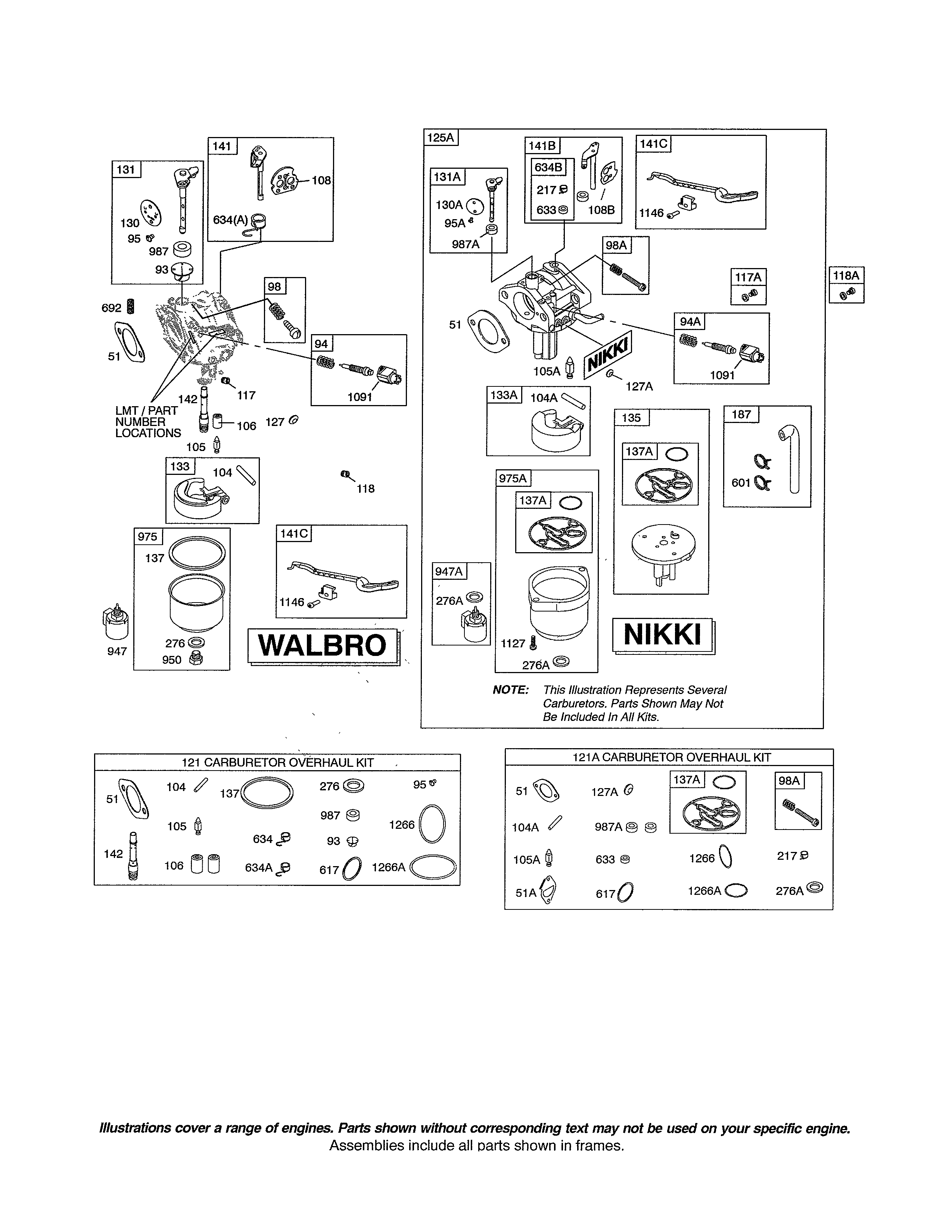 Poulan 96016001700 carburetor diagram