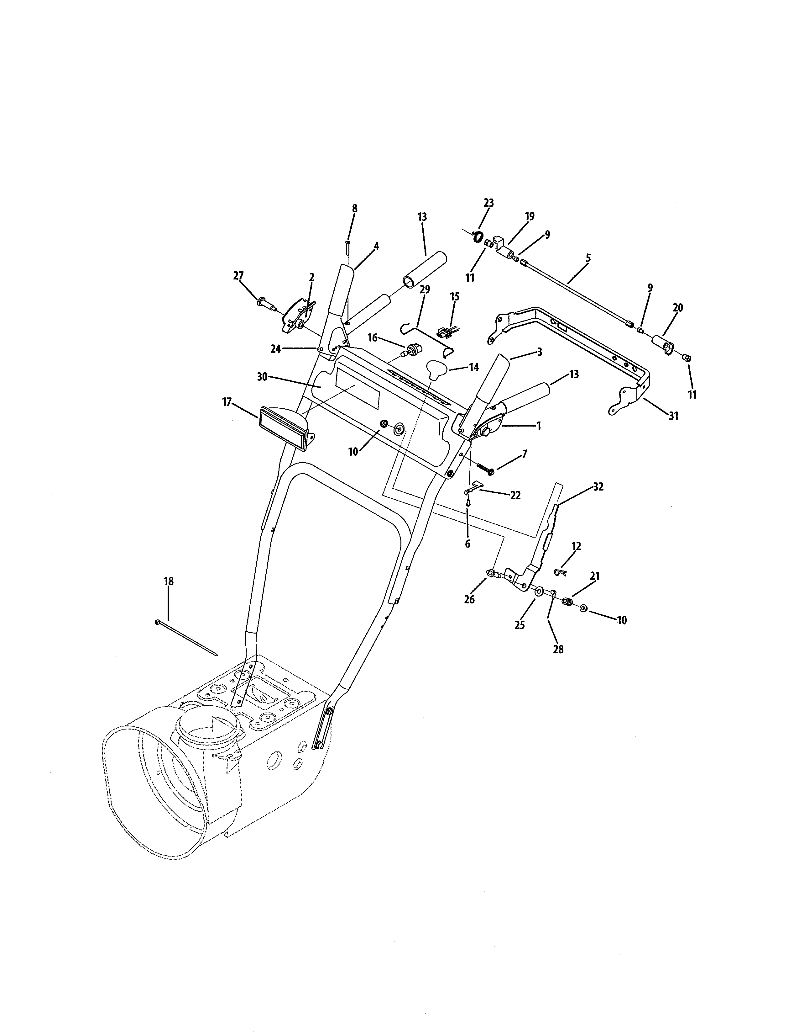 MTD 31AM63FF752 f style panel diagram