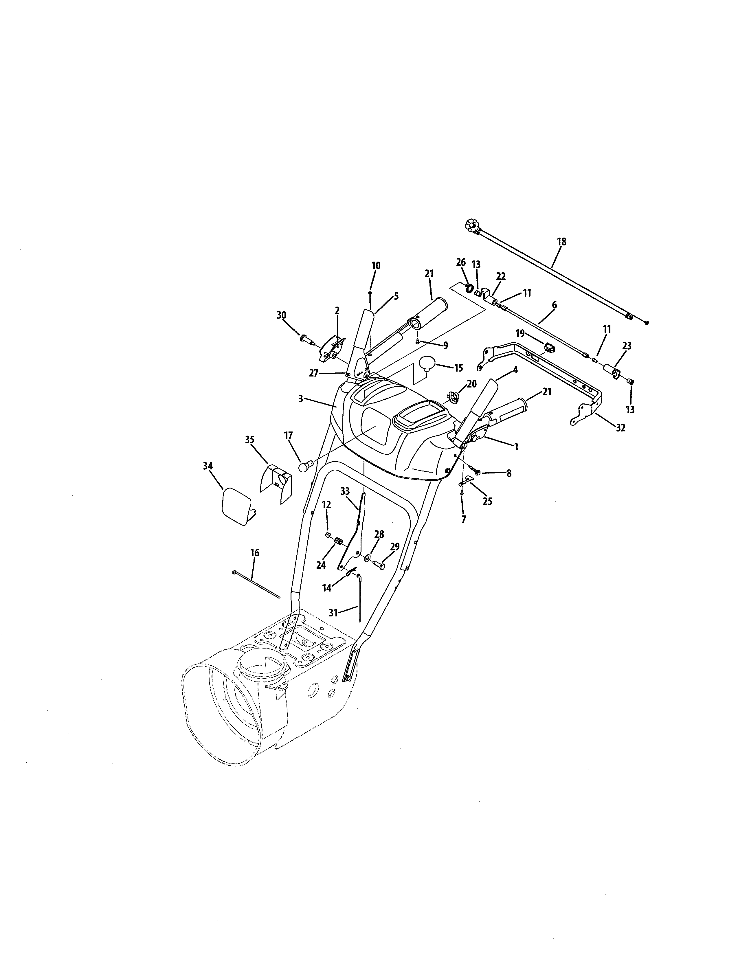 MTD 31AM63FF752 k style panel diagram