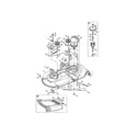 Craftsman 247288841 deck/spindle pulley assembly diagram