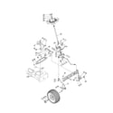 MTD 13AR606P730 steering/wheels diagram