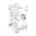 MTD 13AR606P730 drive/wheels diagram