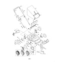 MTD 11A-439R004 lawn mower diagram