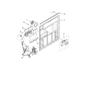 Whirlpool GU2400XTPT3 door and latch diagram