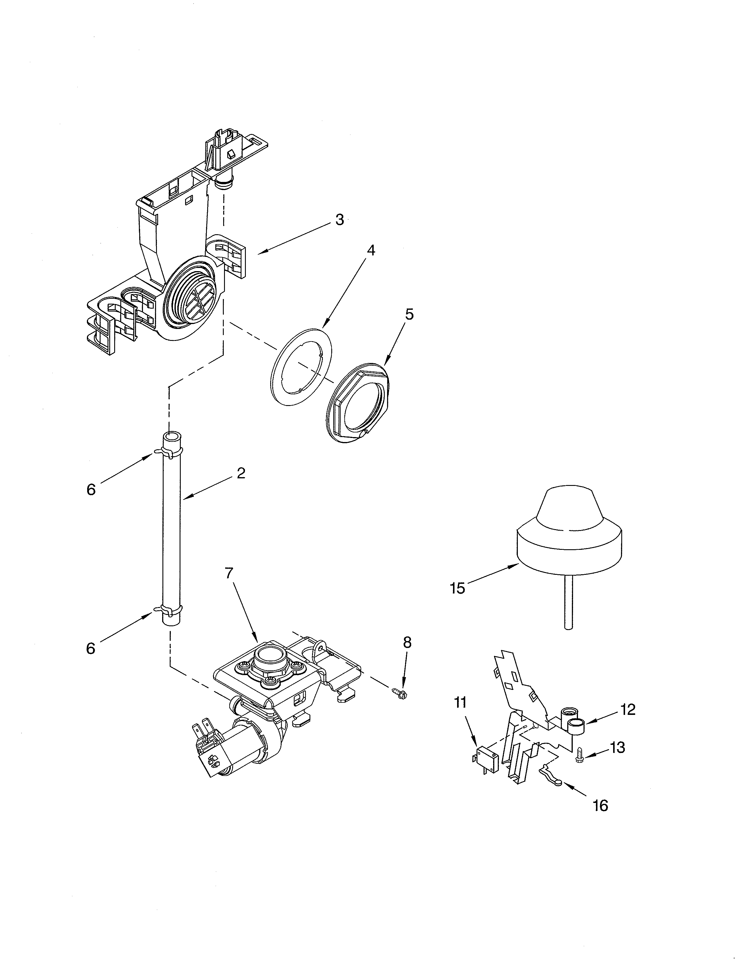 Whirlpool GU2400XTPQ3 fill and overfill diagram